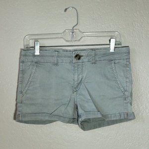 *SALE! 2/$22 or 3/$30* American Eagle Midi Shorts Light Green Women Size 4